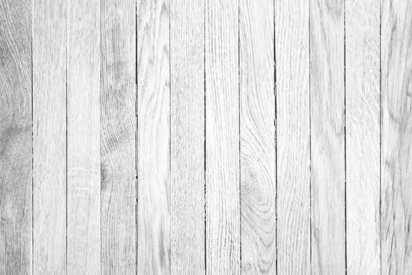 White wooden floor staining