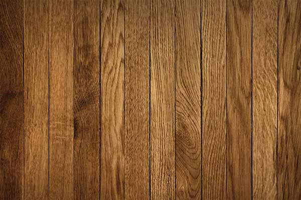 Oak wooden floor staining